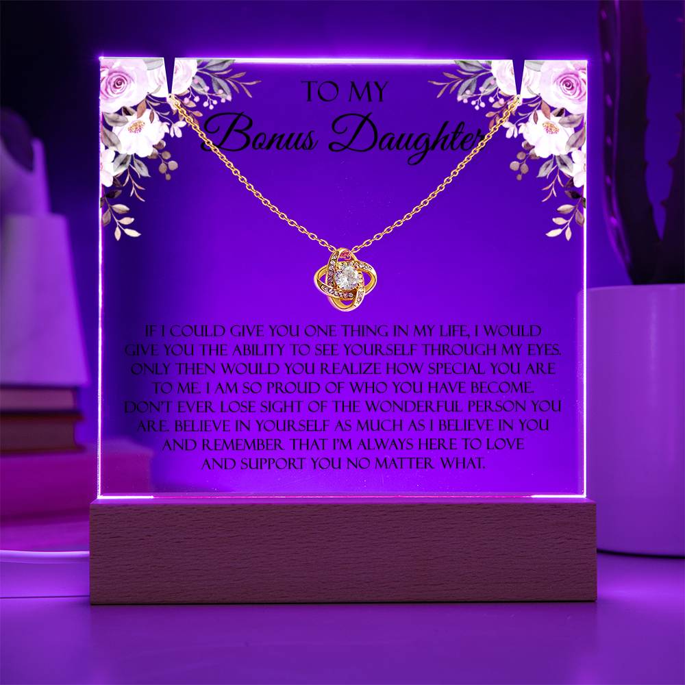 Bonus Daughter Gift - Keepsake Acrylic Necklace Bundle - A71