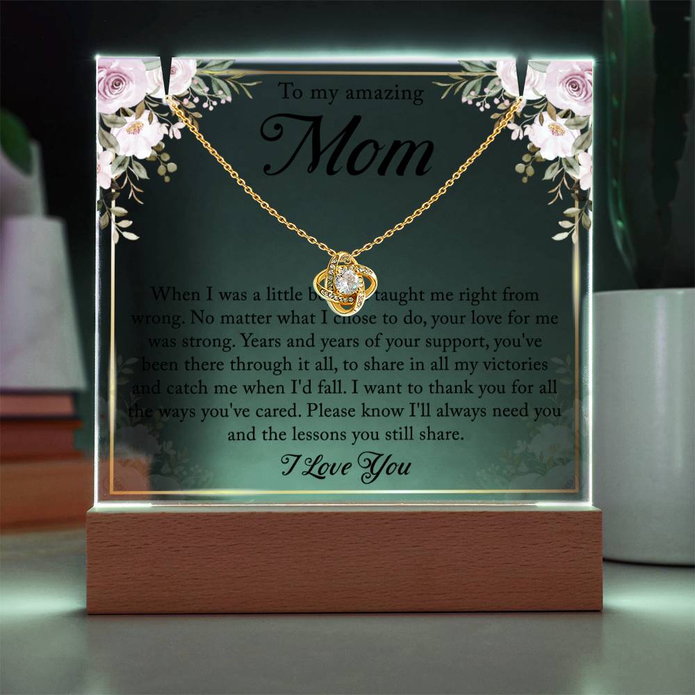 Gifts For Mom From Son - Keepsake Acrylic Necklace Bundle - A116