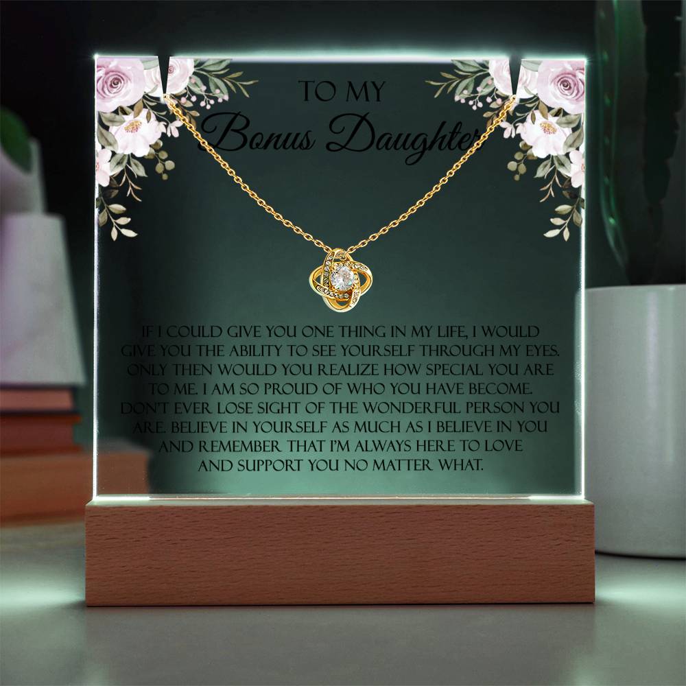 Bonus Daughter Gift - Keepsake Acrylic Necklace Bundle - A71