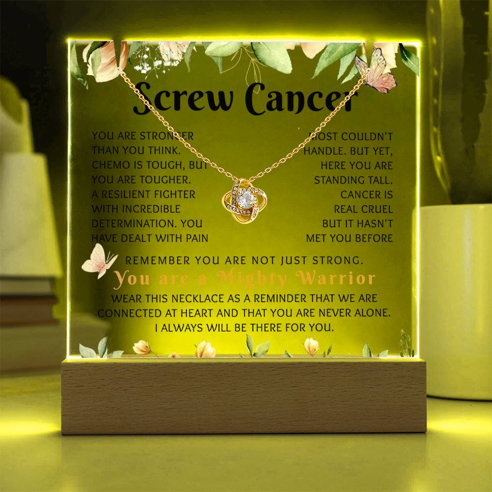 Screw Cancer, Warrior Gift For Her- A103