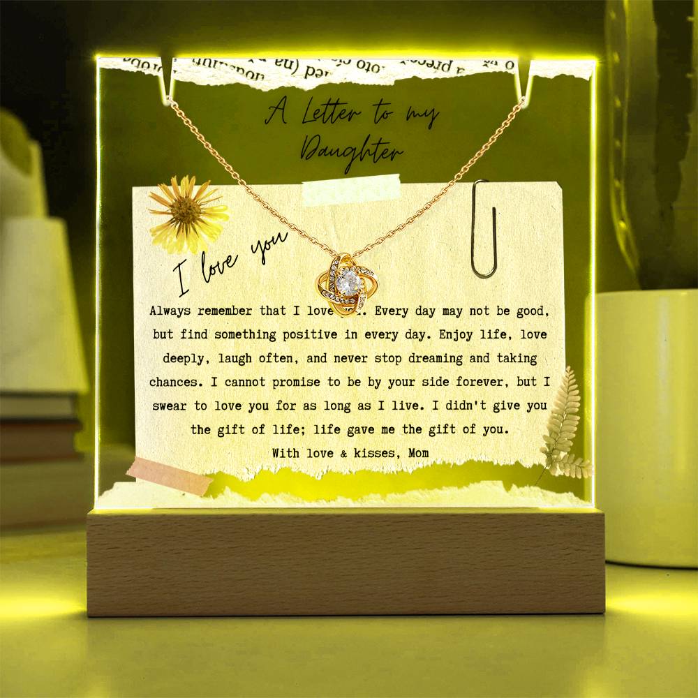 Bonus Daughter Gift - A Letter To My Daughter - A118