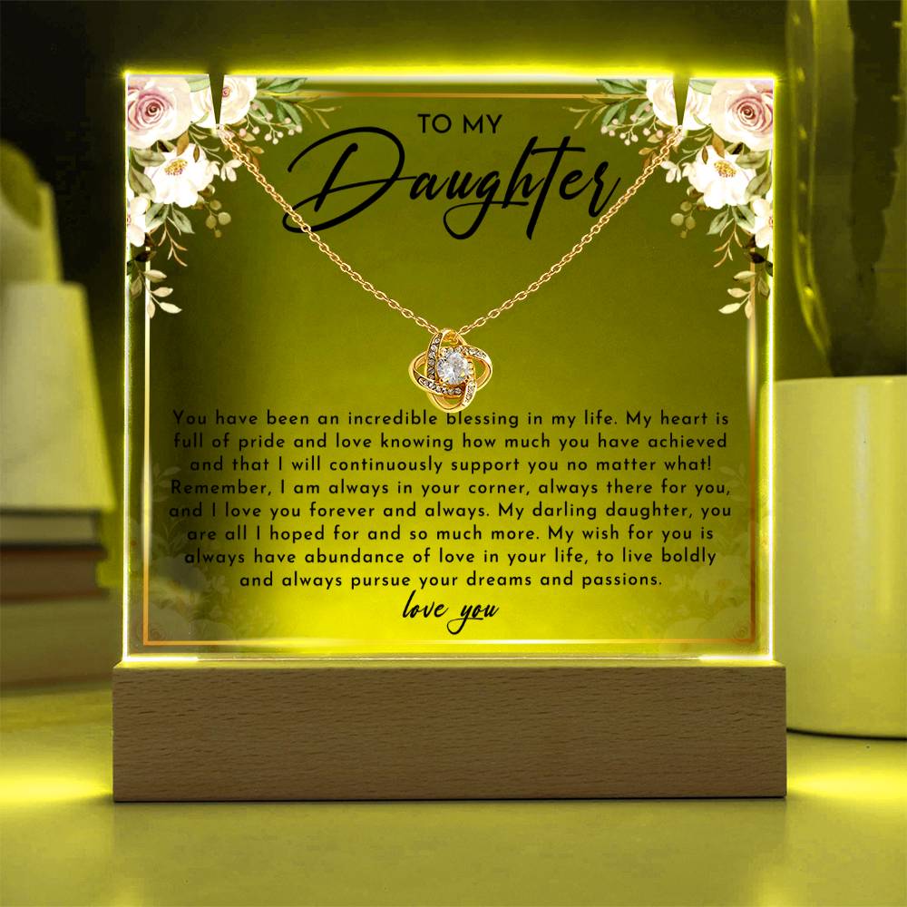 Daughter Gift - Keepsake Acrylic Necklace Bundle - A74