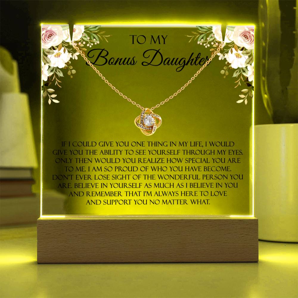 Bonus Daughter Gift - Keepsake Acrylic Necklace Bundle - A71