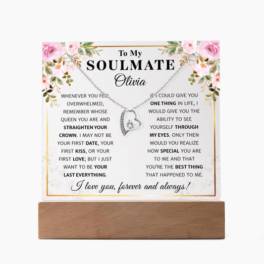 To My Soulmate - Keepsake Acrylic Necklace Bundle - A67