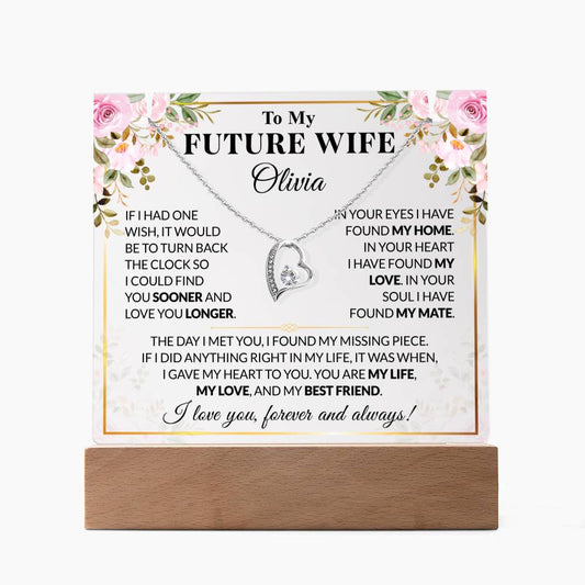 To My Future Wife - Keepsake Acrylic Necklace Bundle - A70