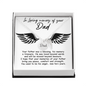 Dad Remembrance Necklace - Loss of father memorial Gifts