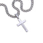 To My Grandson Personalized Cross with Cuban Link Chain - Gift From Grandma,