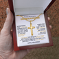 Granddaughter Gift From Grandma - Artisan Cross Necklace