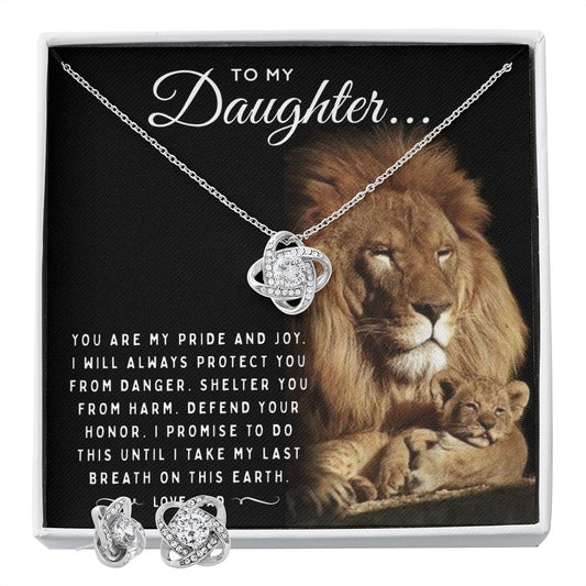 To My Daughter Gifts From Dad - Daughter Jewelry For Christmas, Thanksgiving, Birthday, Graduation, Wedding