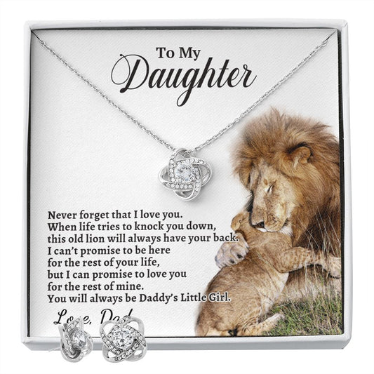 To My Daughter Gifts From Dad - Daughter Jewelry For Christmas, Thanksgiving, Birthday, Graduation, Wedding