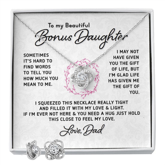 Bonus Daughter Necklace - Gift For Stepdaughter