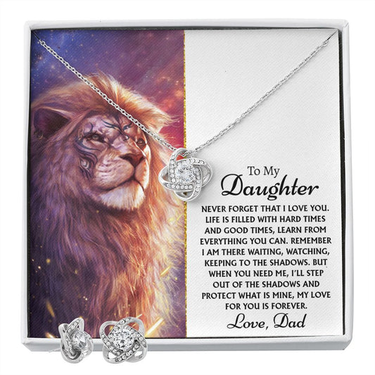 To My Daughter Gifts From Dad - Daughter Jewelry For Christmas, Thanksgiving, Birthday, Graduation, Wedding