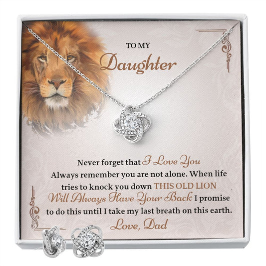 To My Daughter Gifts From Dad - Daughter Jewelry For Christmas, Thanksgiving, Birthday, Graduation, Wedding