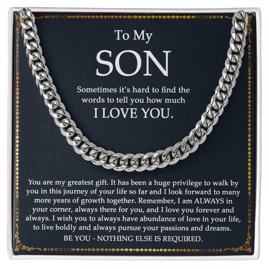 SON #7 CUBAN LINK