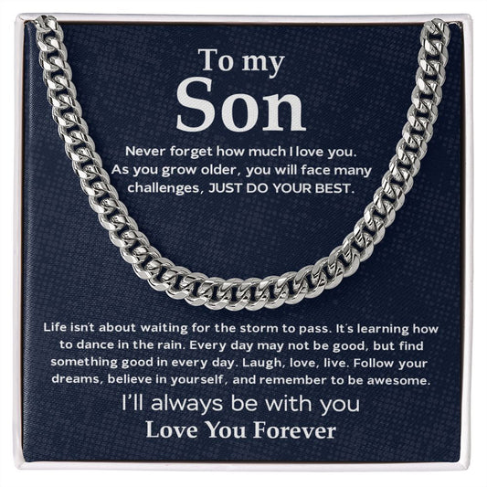 SON #4 CUBAN LINK