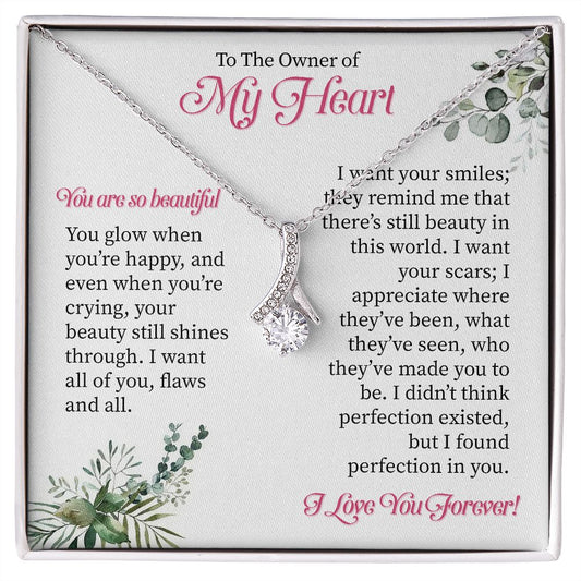 To my soulmate necklace - Gifts For Wife, Girlfriend, Fiancé On Birthday, Christmas, Valentine, Mother's Day