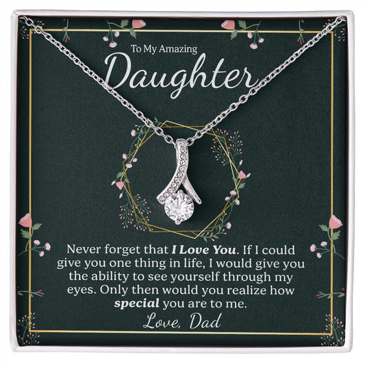 Gifts For Daughter - To My Daughter Necklace Gift