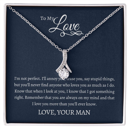 To my soulmate necklace - Gifts For Wife, Girlfriend, Fiancé On Birthday, Christmas, Valentine, Mother's Day