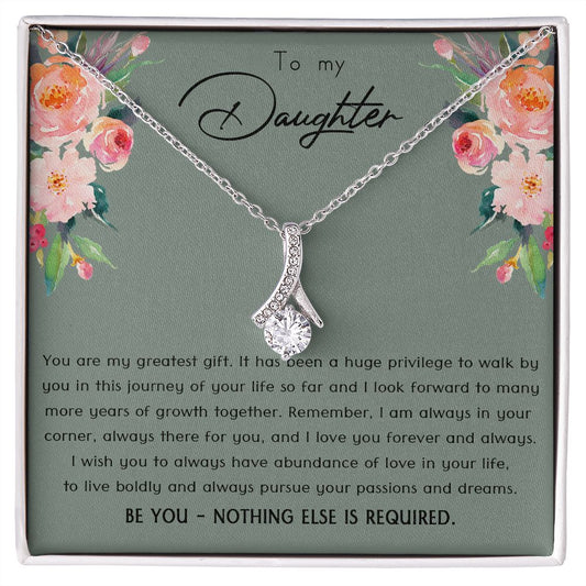 To My Daughter Necklace - Gift For Daughter