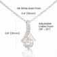 To My Granddaughter Necklace - Gifts For Granddaughter On Birthday, Graduation, Wedding, Christmas