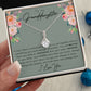 To My Granddaughter Necklace - Gifts For Granddaughter On Birthday, Graduation, Wedding, Christmas