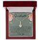 To My Granddaughter Necklace - Gifts For Granddaughter On Birthday, Graduation, Wedding, Christmas