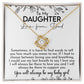 Gifts For Daughter From Dad - To My Daughter Necklace From Dad