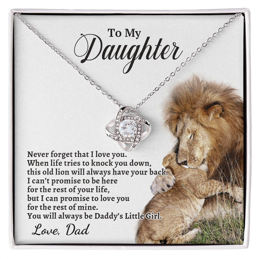 To My Daughter Gifts From Dad - Daughter Necklace Gift For Christmas, Thanksgiving, Birthday, Graduation, Wedding