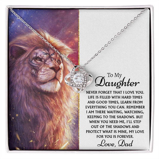 To My Daughter Gifts - Daughter Jewelry For Christmas, Thanksgiving, Birthday, Graduation, Wedding