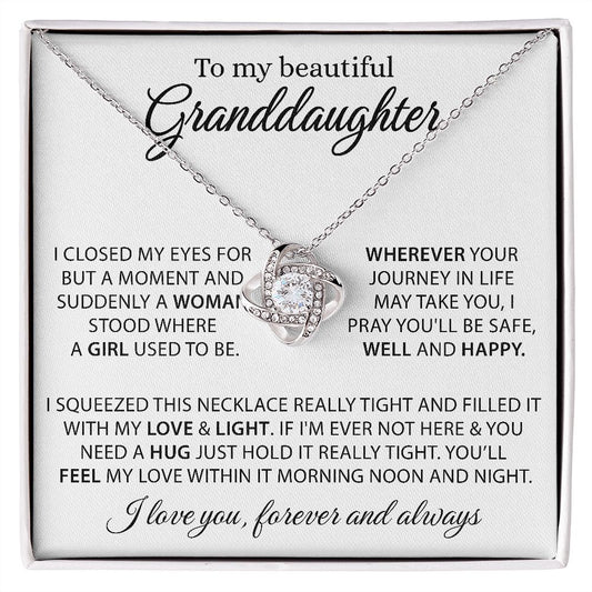 Gifts For Granddaughter - To My Granddaughter Necklace