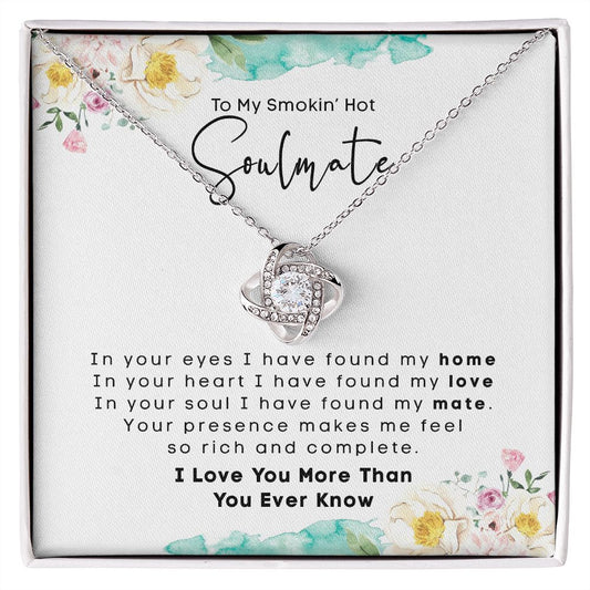 To my soulmate necklace - Gifts For Wife, Girlfriend, Fiancé On Birthday, Christmas, Valentine, Mother's Day