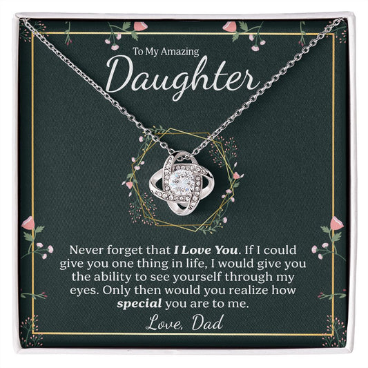 Gifts For Daughter - To My Daughter Necklace Gift