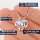 To My Granddaughter Necklace - Gifts For Granddaughter On Birthday, Graduation, Wedding, Christmas