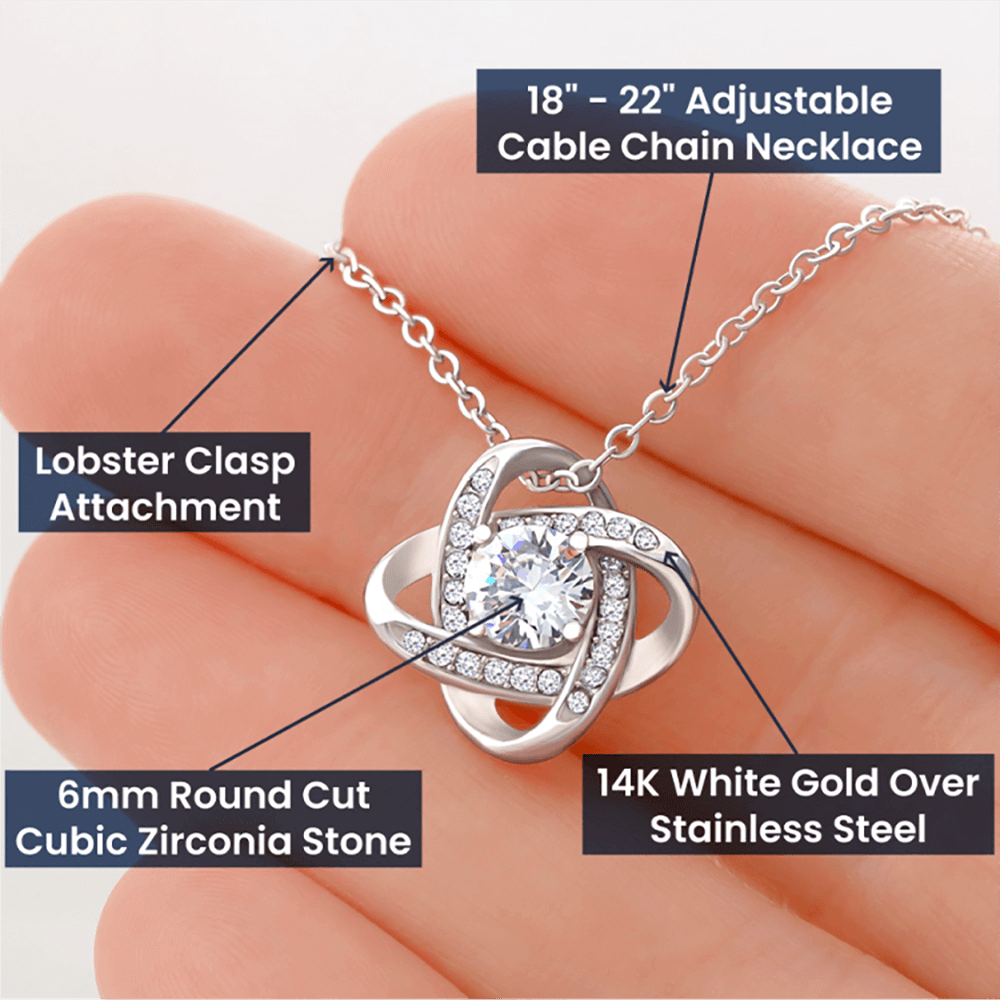 To My Granddaughter Necklace - Gifts For Granddaughter On Birthday, Graduation, Wedding, Christmas
