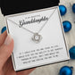 To My Granddaughter Necklace - Gifts For Granddaughter On Birthday, Graduation, Wedding, Christmas