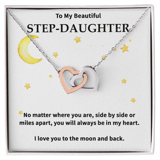 Gifts For Step Daughter - To My Bonus Daughter Necklace From Stepdad Or Stepmom