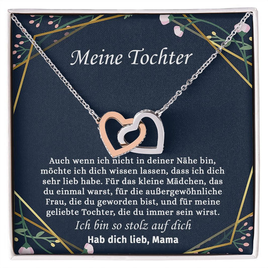 Aan mijn dochtercadeaus - Dochtersieraden voor Kerstmis, Thanksgiving, verjaardag, afstuderen, bruiloft