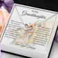 To My Granddaughter Necklace - Gifts For Granddaughter From Grandma On Birthday, Graduation, Wedding, Christmas