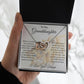To My Granddaughter Necklace - Gifts For Granddaughter From Grandma On Birthday, Graduation, Wedding, Christmas