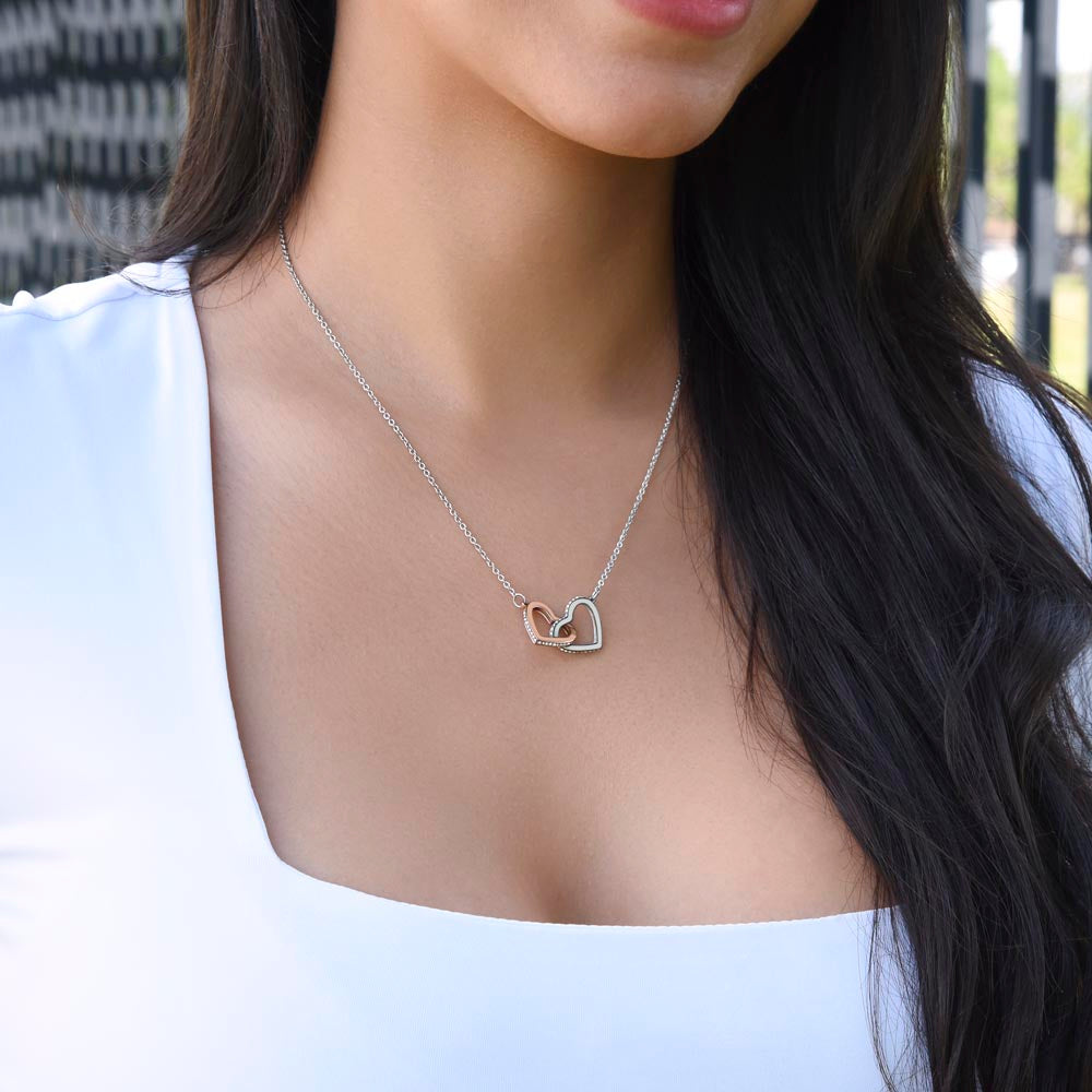 To My Granddaughter Necklace - Gifts For Granddaughter From Grandma On Birthday, Graduation, Wedding, Christmas