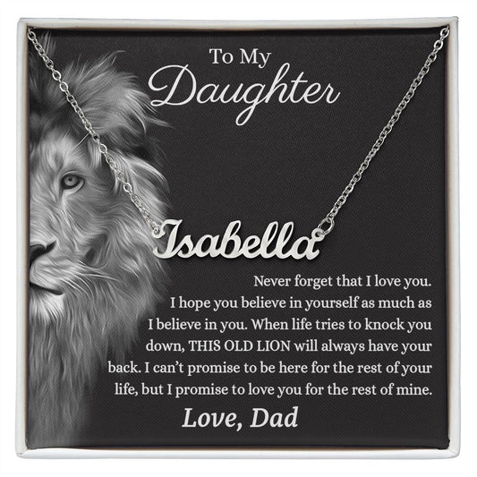 To My Daughter Gifts - Daughter Jewelry For Christmas, Thanksgiving, Birthday, Graduation, Wedding