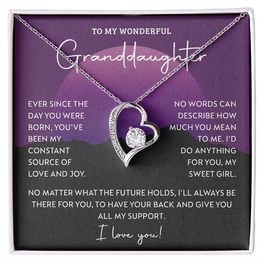 Gifts For Granddaughter - To My Granddaughter Necklace