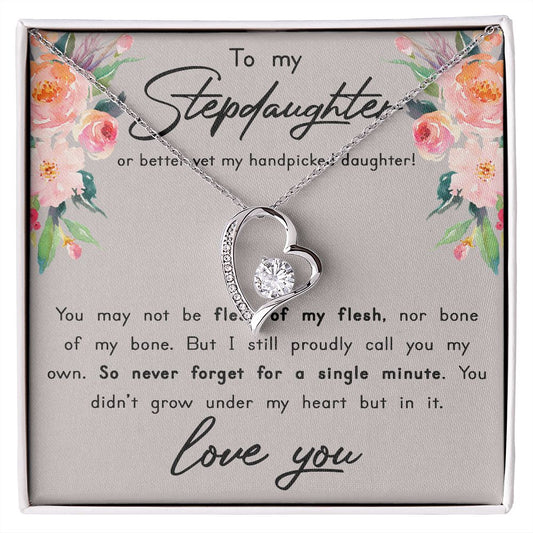 Gifts For Step Daughter - To My Bonus Daughter Necklace From Stepdad Or Stepmom